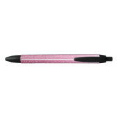 Tabletroze ombre Glitter Zwarte Inktpen Inkt Pen (Achterkant)