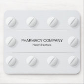 Tablets Pillen Doos Medisch - Mousepad Muismat (Voorkant)