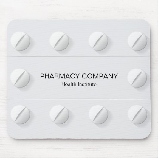Tablets Pillen Doos Medisch - Mousepad Muismat (Voorkant)