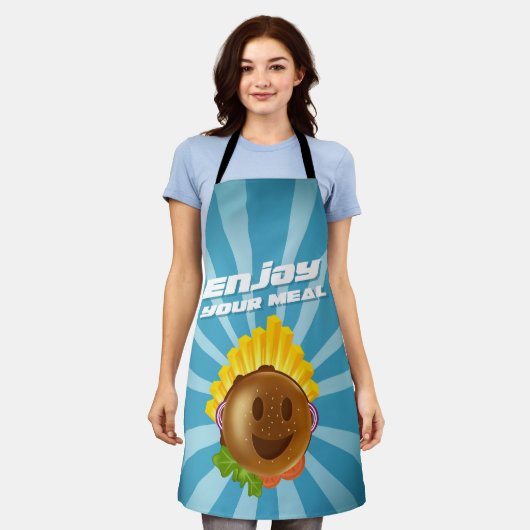 Tabletten burger Enjoy your meal Schort (Gedragen)