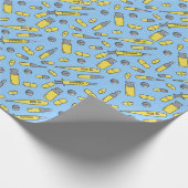 Tabletten, pillen en vaccins cadeaupapier (Hoek)