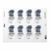 Tabletten voor rokerinkt, grijze haarverzorgingspr etiket (Full Sheet)