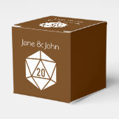 Tablettenafbeelding in Chocolate Favor Box Bedankdoosjes (Voorkant Zijde)