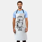 Tablier Chef Samurai - Kitchen Armor Premium Schort (Gedragen)