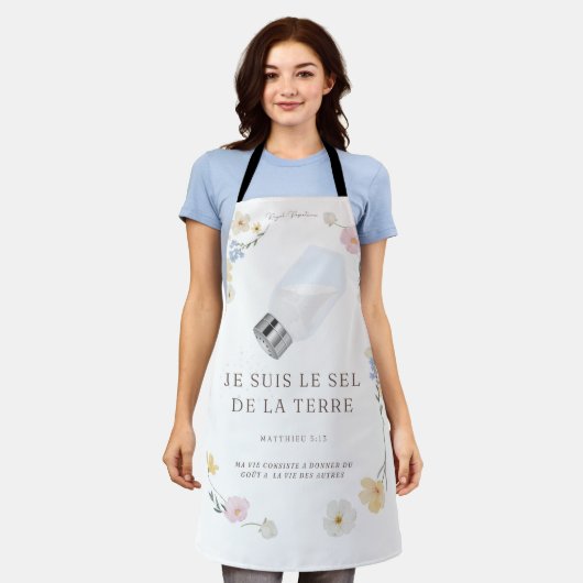 Tablier de cuisine schort (Gedragen)