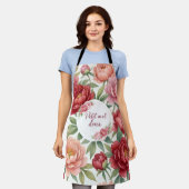 Tablier floral Petit mot doux Schort (Gedragen)