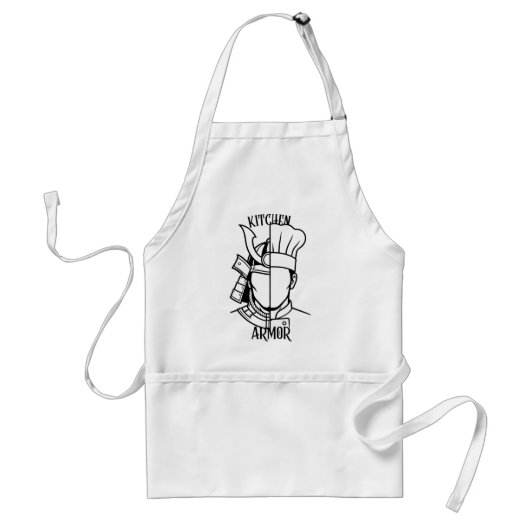 Tablier Kitchen Armor - Het Kok-Warrior Uniform Standaard Schort (Voorkant)