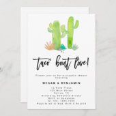Tabo Bout Love Couples Bridal Shower Invitation Save The Date (Voorkant / Achterkant)