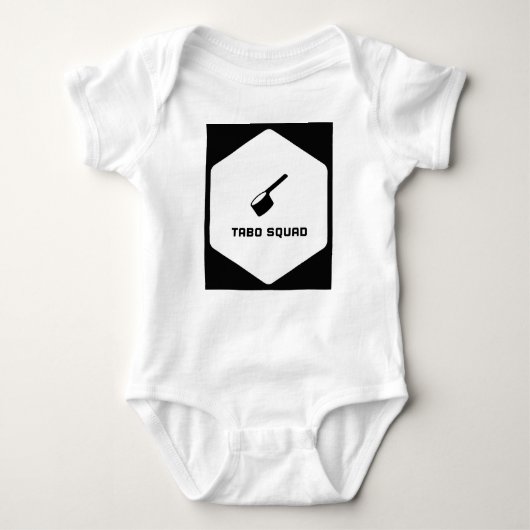 Tabo Squad Baby Shirt! Romper (Voorkant)