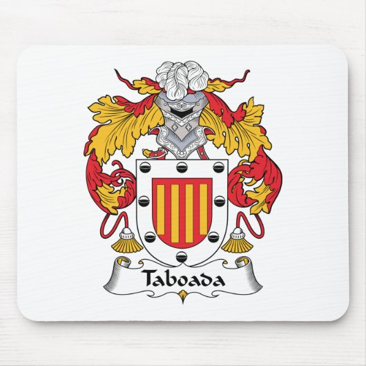 Taboada Family Crest Muismat (Voorkant)