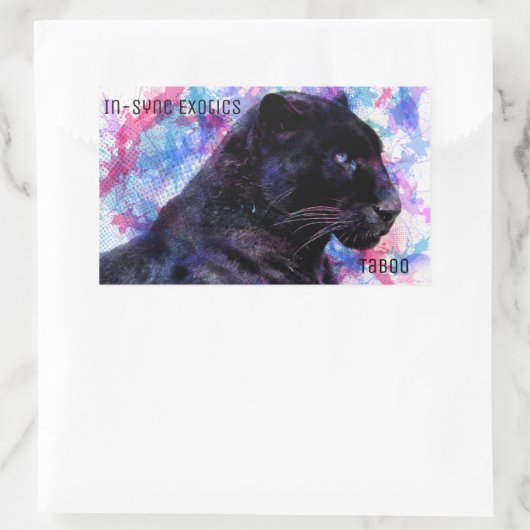 Taboo Rechthoekige Sticker (Tas)