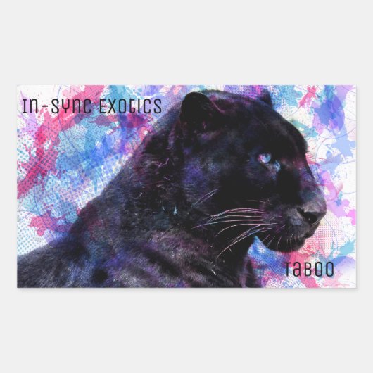 Taboo Rechthoekige Sticker (Voorkant)