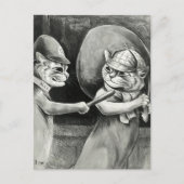 Tabs Pawnbroker by Louis Wain Feestdagenkaart (Voorkant)