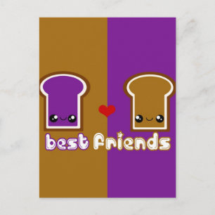 Tabu Japan Best Friends Line - PB&J Briefkaart