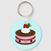 Tabu Japan Cake Line - Roze Sleutelhanger (Voorkant)