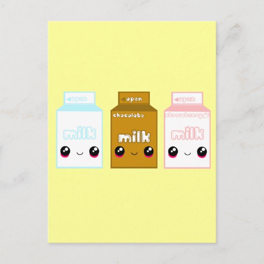 Tabu Japan Milk Line - Triple Briefkaart (Voorkant)