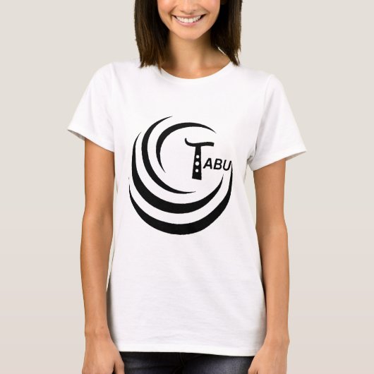 Tabu Logo niet achterzijde TABU helder LARGE PNG T-shirt (Voorkant)