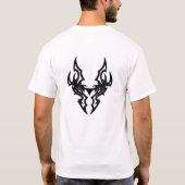 Tabu Mannen Geen Sleeve zwart Logo Abstract Terug T-shirt (Achterkant)