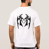 Tabu Mannen - zwarte Logo Abstract achterzijde T-shirt (Achterkant)