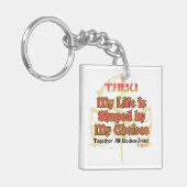 TABU-sleutelketen kruis Sleutelhanger (Voorkant Links)