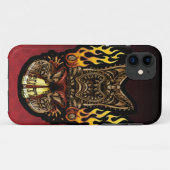 Tabu Tiki Surfing Tropical Fire God Case-Mate iPhone Case (Achterkant (horizontaal))