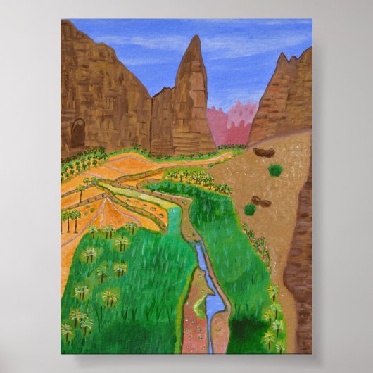 Tabuk, Saoedi-Arabië poster (Voorkant)