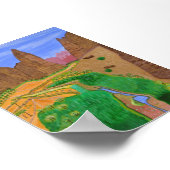 Tabuk, Saoedi-Arabië poster (Hoek)