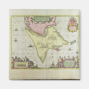 Tabula Magellanica, Quatiere del Fuego, bord 18 Magneet