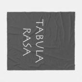 Tabula rasa fleece deken (Voorkant (Horizontaal))