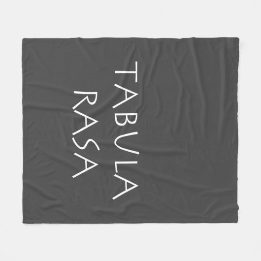 Tabula rasa fleece deken (Voorkant (Horizontaal))