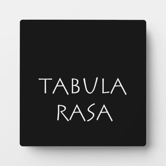 Tabula rasa fotoplaat (Voorkant)
