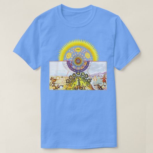 TABULA SMARAGDINA HERMETIS The Emerald Tablet T-shirt (Design voorkant)