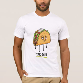 Tac-Out Stemming – Grappige Uitgeputte Taco Woords T-shirt