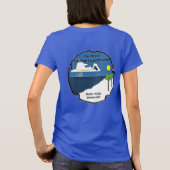 Tac Recce Dames #1 - Uitzicht van strand op rug T-shirt (Achterkant)