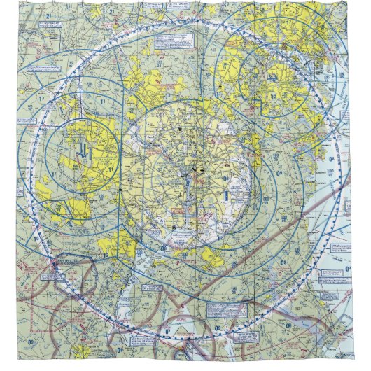 TAC-schema Baltimore-Washington Douchegordijn (Voorkant)