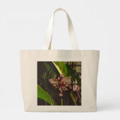 Tacca chantrieri (Tacca investeringsa) - Zwarte ba Grote Tote Bag (Achterkant)