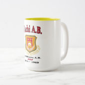 Tachi Air Base Japan 315th A.D. Tweekleurige Koffiemok (Voorkant rechts)