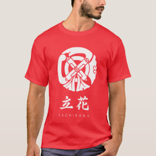 Tachibana Clan kamon met clan name T-shirt