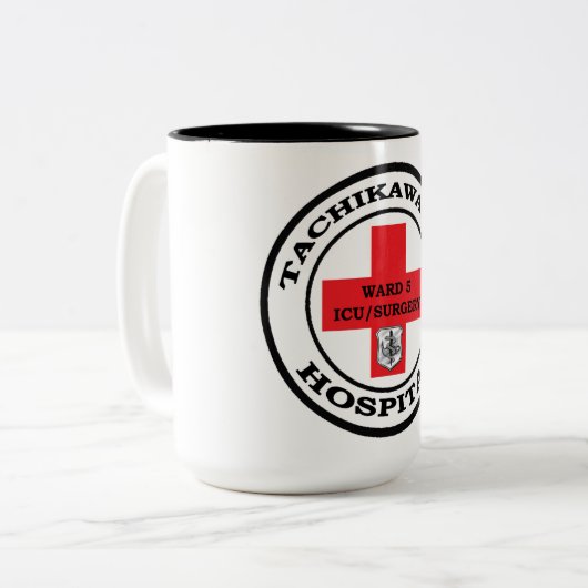 Tachikawa AB Japan ICU/SURGERY Two-Tone Coffee Mok (Voorkant links)