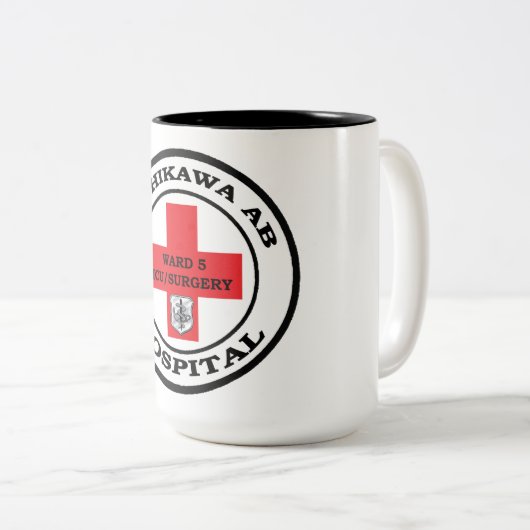 Tachikawa AB Japan ICU/SURGERY Two-Tone Coffee Mok (Voorkant rechts)