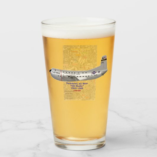 Tachikawa Air Base japan C-124 Glas (Voorkant gevuld)