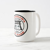 Tachikawa Air Base Japan Tweekleurige Koffiemok (Voorkant rechts)