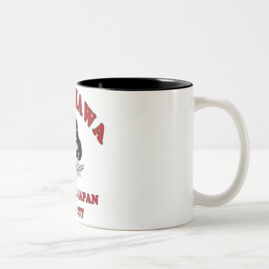 Tachikawa Air Base Japan Tweekleurige Koffiemok (Rechts)