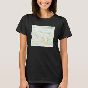 Tachikawa Japan kaart 1945 T-shirt