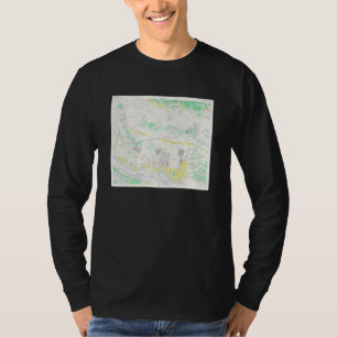 Tachikawa Japan kaart 1945 T-shirt