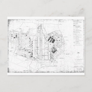 tachikawa luchtmachtbasis japan 1945-1977 briefkaa briefkaart