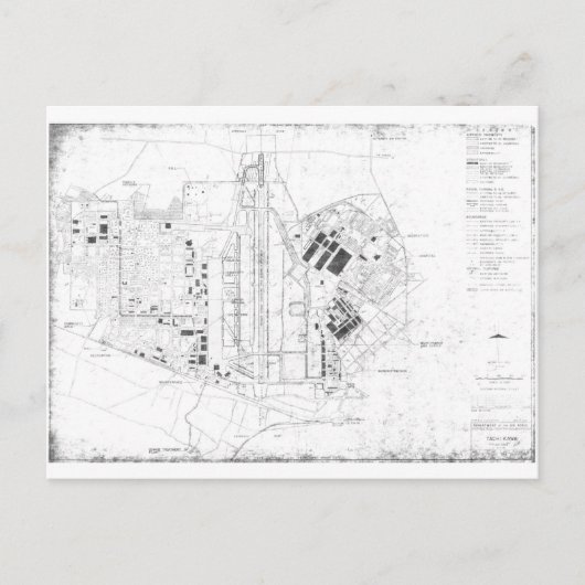 tachikawa luchtmachtbasis japan 1945-1977 briefkaa briefkaart (Voorkant)