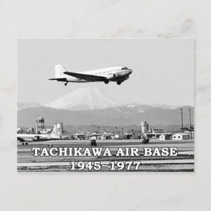 tachikawa luchtmachtbasis japan 1945-1977 briefkaa briefkaart
