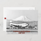 tachikawa luchtmachtbasis japan 1945-1977 briefkaa briefkaart (Voorkant / Achterkant)