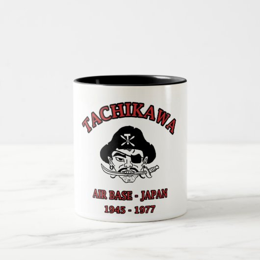 tachikawa luchtmachtbasis japan tweekleurige koffiemok (Center)